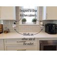 thumbnail image 2 of Estante de enchufe inteligente Mount Genie: almacenamiento oculto de cables y cables cortos personalizados, compatible con Google Home, Nest, cámaras de seguridad, altavoces inteligentes y más, 2 of 3