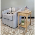 thumbnail image 2 of Solid Bamboo Recliner Table with Drawer Natural, 2 of 5