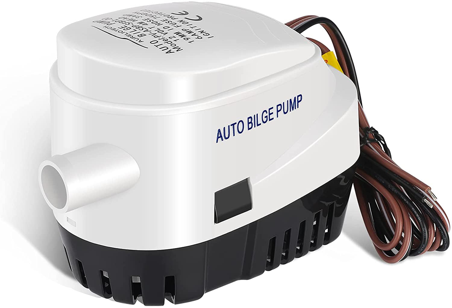 12V AUTOMATIC SUBMERSIBLE BOAT BILGE WATER PUMP 750GPH with AUTO FLOAT SWITCH