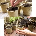 thumbnail image 1 of Macetas de Turba, 120 Macetas de de Semillas de 3 Pulgadas, Maceta Redonda para Vivero, Macetas Biodegradables con 80 Etiquetas de Plantas Adicionales, 1 of 5