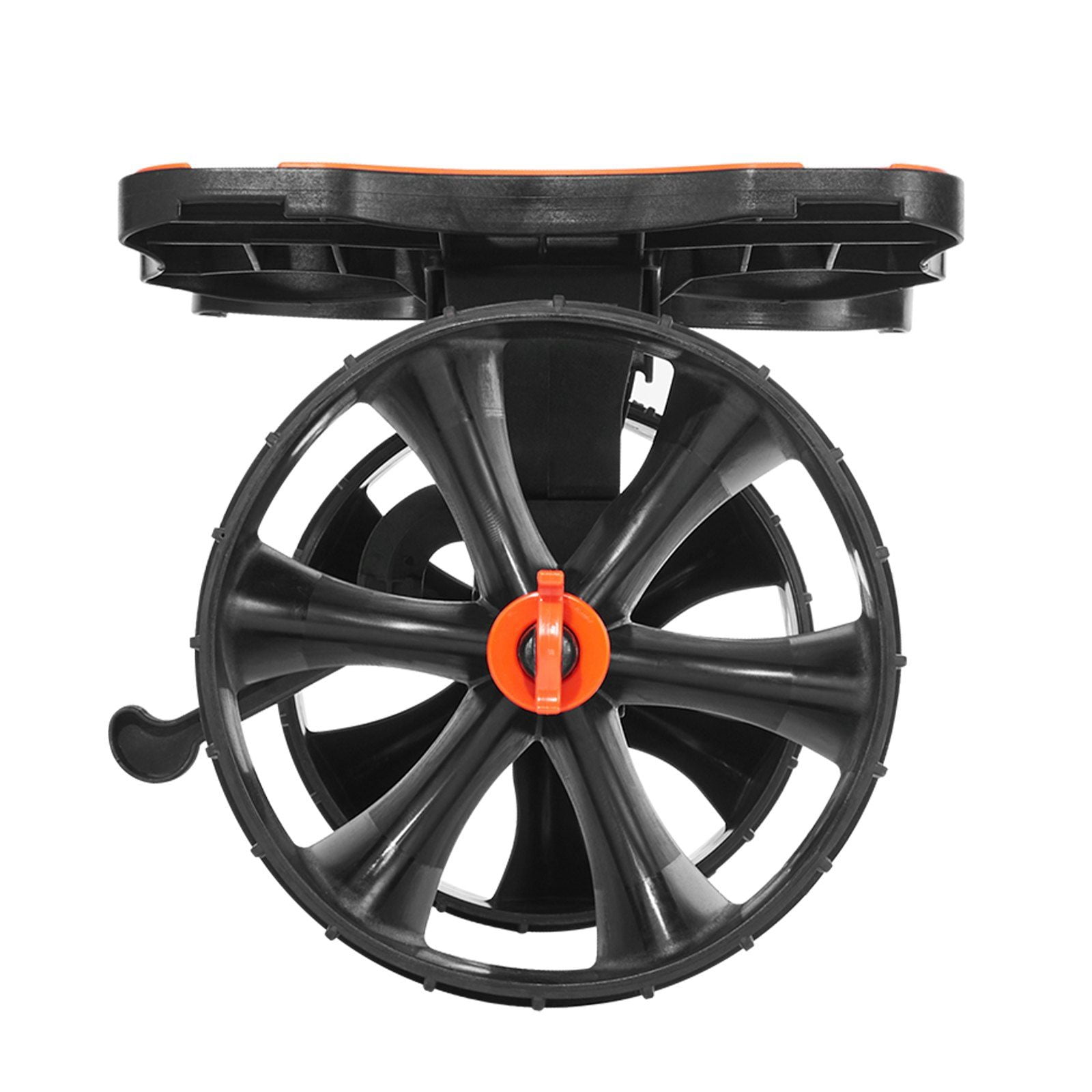 Kayak Cart, 300 lbs Load Capacity, Foldable Kayak Trolley with 10-inch Solid Rubber Tires & 1 Ratchet Strap, Paddle Board Trolley for Carrying Kayaks, Canoes, Paddleboards, Float Mats, Jon Boats