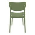 thumbnail image 5 of Luxury Commercial Living 33" Olive Green Stackable Patio Dining Chair, 5 of 8