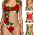 thumbnail image 1 of Femmes Été Monokini Extensible Maillot de Bain une Pièce Maillot de Bain, 1 of 13