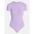 thumbnail image 5 of No Boundaries Cotton Stretch T-Shirt Bodysuit, Women’s XS-3XL, 5 of 5