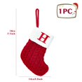 thumbnail image 3 of Calcetines tejidos con letras del alfabeto navideño Adornos para árboles de Navidad Decoraciones navideñas para el hogar 2023 Navidad Noel 2024 Regalo de Navidad, 3 of 5