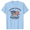 thumbnail image 4 of America 250 Shirt Women 250th Anniversary Patriotic T-Shirt Vintage 1776 Independence Day Tee, 4 of 6