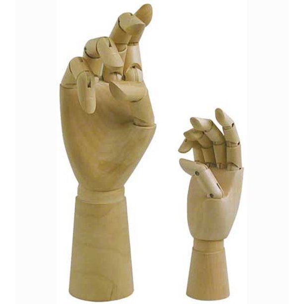 Artist Manikin 12in Male Right Hand