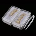 thumbnail image 4 of 18K chapado en oro CZ Hip Bottom Grills Boca Dientes Grills Caps Custom Yuyangstore Tapas de parrillas para dientes bucales, 4 of 8