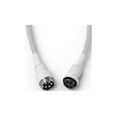 thumbnail image 2 of Cable de teclado en espiral Glorious Artisan Braided USB-C blanco, 2 of 7