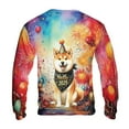 thumbnail image 2 of Hello 2025 Shiba Inu Celebrates Happy New Year Firework Balloon All Over Print 3D Sweatshirt Unisex Merch Shibas Dog Lovers Gifts Idea - 02024, 2 of 6