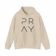 thumbnail image 5 of Pray Hoodie – Minimalist Christian Hooded Sweatshirt Men Women – Jesus Faith Hoodie, 5 of 22