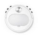 thumbnail image 1 of Aspiradora robot con control por aplicación Bluetooth, 3000 hMa, barredora táctil inteligente, limpieza de pisos para el hogar, aspiradora en seco y húmedo, color plateado, 1 of 5