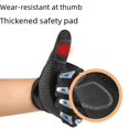 thumbnail image 4 of Guantes de ciclismo para deportes al aire libre, locomotoras, fitness, antideslizantes, para primavera y verano, especiales para soldados que luchan al aire libre, protección, 4 of 5