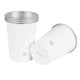 thumbnail image 1 of 4 Pack Insulated Metal Mug Double Wall Vacuum Cup Drinking Mug Steel Cup Drinking Bbq Home Office Party Driving - White, 1 of 4
