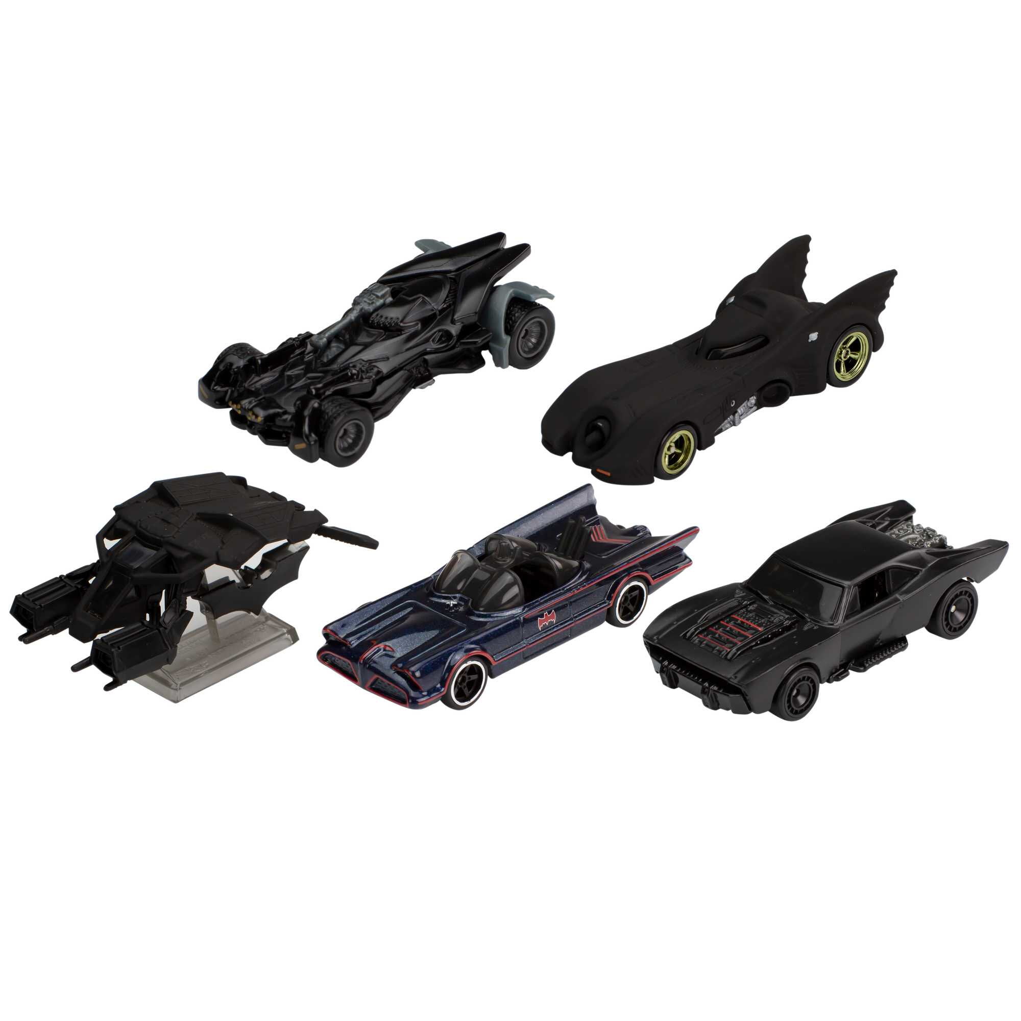 Hot Wheels Die-cast Metal The Bat Batman Vehicle W/ Stand Package Slight Damaged 