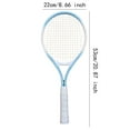thumbnail image 2 of lacooooppia Tennis Ball Self Practice  Training Lightweight Tool Tennis Racket Tennis er Set for Park Backyard Blue White, 2 of 6