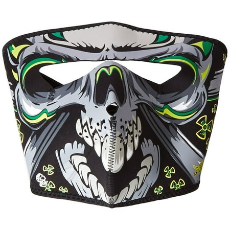 ZANheadgear Neoprene Lethal Threat Biohazard Skull Face Mask