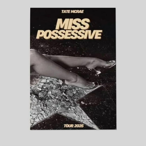 Tate McRae's Miss Possessive 2025 tour poster Size 24''x36''-Gategoo