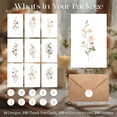 thumbnail image 2 of 100 PACK Blank Cards with Envelopes, Blank Greeting Cards 4x6, Beautiful Blank Greeting Cards, Elegant Floral Note Cards with Peel-and-Seal Envelopes, Empty Stationary Set For All Occasions, 2 of 3