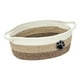 thumbnail image 2 of Cesta de cuerda tejida, caja organizadora para juguetes de gato, cesta de almacenamiento de cuerda tejida Marrón caqui, 2 of 9