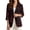 Black and Red - Spider Web, variant on LedBack Checkered Print Blazer Linen-Style Suit Blazer Jacket with 2 Pockets Lightweight 3/4 Sleeve Blazers for Women Business Casual Outfits