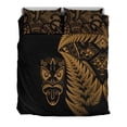 thumbnail image 3 of New Zealand Haka Rugby Maori Bedding Set Silver Fern Vibes Gold LT8, 3 of 6