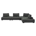 thumbnail image 2 of Saunter Tufted Fabric Fabric 4-Piece Sectional Sofa-EEI-5208, 2 of 10
