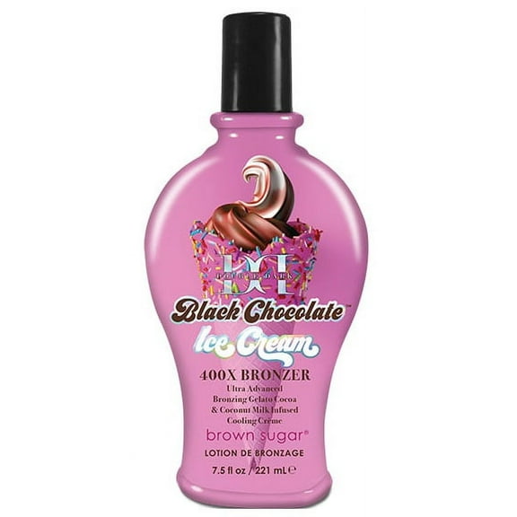 Double Dark Black Chocolate Ice Cream 400X Bronzer 7.5 oz