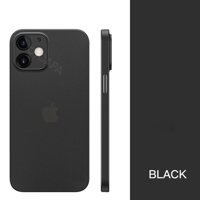 Funda ultrafina de PP para iPhone 14 13 12 Mini 11 Pro Max X XR XS, funda mate para iPhone SE 2 7 8 Plus, fundas delgadas transparentes a prueba de golpes Tan Jianjun unisex
