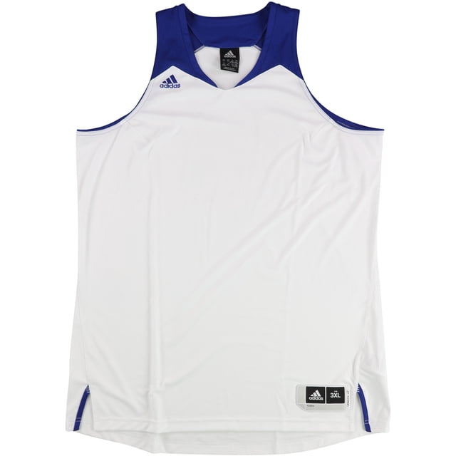 Adidas Mens Team Speed Basketball Jersey whiteroyal 3XLT