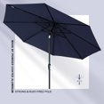 thumbnail image 2 of Tempera 9FT Push Botton Tilt patio umbrella, 2 of 9