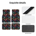 thumbnail image 4 of Zufioo Animals Under Water Print Car Floor Mats Four-piece Set, Car Interior Accessories - Corrosion-resistant, Non-Slip, Suitable for Cars, Trucks, Vans, 4 of 7