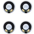 thumbnail image 1 of 4Pcs 36mm 16 Ohm 1W Aluminum Housing Internal Magnet Speaker, 1 of 7