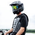 thumbnail image 4 of Motocross Chest Protector, Shock Absorbing Cotton Black Motocross Chest Armor  for Skiing for Off Road Racing, 4 of 7