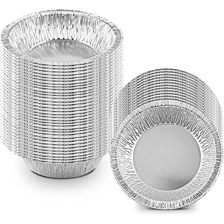 Minas Store Deep Dish Mini Small Plates, 5-inch Aluminum Foil Pot