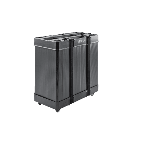 B&W International Foldon Box S Folding Bike Travel Case, Gray