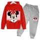 thumbnail image 3 of Nueva sudadera con capucha y pantalón de dibujos animados de Mickey y Minnie, conjunto para niños y niñas, primavera y otoño, conjunto de 2 piezas de sudadera con capucha para niños, ropa para bebés y, 3 of 5