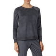 thumbnail image 5 of Secret Treasures Women's and Women's Plus Velour Long Sleeve Crew-Neck Top, 5 of 5