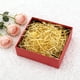 thumbnail image 5 of Gold Threaded Mixed Paper Shreds Raffia Wedding Favour Box Filler Gift Gold Confetti Shreds, 5 of 6