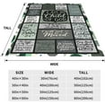 thumbnail image 3 of Christian Throw Blanket for Couch, Inspirational Gift for Women, Soft Plush Flannel Blanket, 60"x 80" Thoughts and Prayers Blankets for Bedroom Sofa Living Room Christmas Halloween Decoration, 3 of 16
