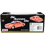 2002 Ford Thunderbird Orange James Bond 007 Die Another Day (2002) Movie 1/24 Diecast Model Car by Motormax