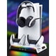 thumbnail image 3 of Adecuado para la base enfriamiento la consola PS5 Slim con soporte para controlador juegos PS5 velocidad del viento 3 velocidades colgador carga con RGB [PG-P5S006], 3 of 9