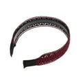 thumbnail image 5 of Unique Bargains 1 Pc Square Lace Headband 5.91"x4.53" Red, 5 of 6
