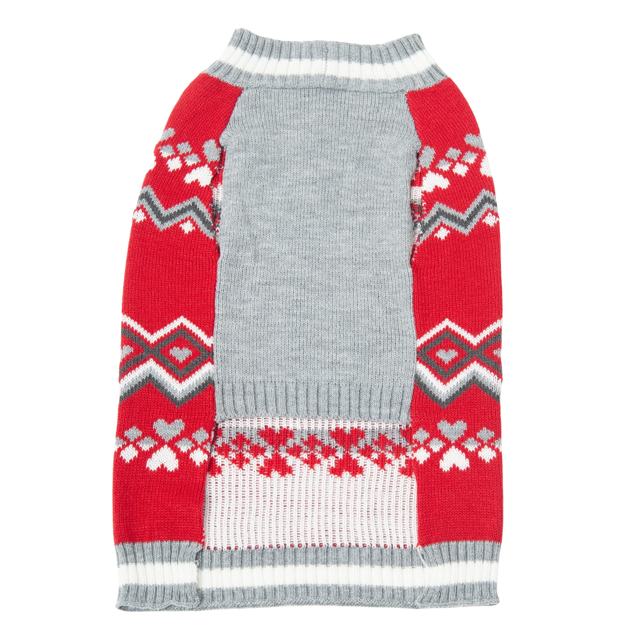 Vibrant Life Winter Dog and Cat Clothes Spoiled Red Sweater, Small