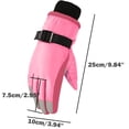 thumbnail image 3 of Utoimkio Kids Ski Gloves Waterproof Winter Snow Gloves Thicken Warm Windproof Warm Winter Gloves for Cold Weather,Thermal Snowboarding Gloves for Boys Girls, 3 of 5