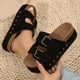 thumbnail image 5 of WILLBEST Sandalias De Plataforma Para Mujer, Sandalias De Cuña Para Mujer, Sandalias Con Punta Abierta Y Tira Trasera, Zapatos Bohemios De Vacaciones Para Damas, 5 of 9