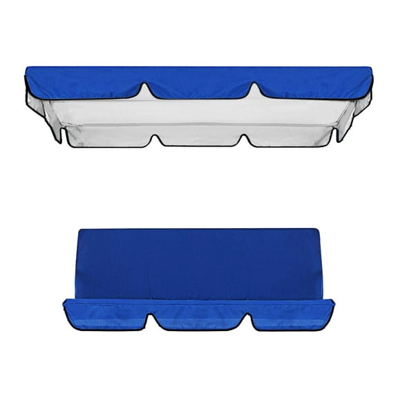 yotijay Patio Swing Canopy, Garden Rocking Chair Cover, Rainproof, , Rocking Chair Covers for Rocking Furniture, Yard, Outdoor , Blue