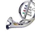 thumbnail image 2 of Accesorios de juguete metálicos ABS musicales cuerno francés mini Hugo Plata, 2 of 3