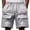 White, variant on Men's Cargo Shorts Solid Color Summer Loose Casual Sports Multi Pocket Workwear Shorts Beach Shorts Black