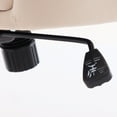 thumbnail image 3 of Dtwnek Velvet Office Chair Desk Chair with Wheels, 360 Degree Swivel Task Chair Computer Chair for Living Room, Bedroom, Office, Khaki+Silver, 3 of 11